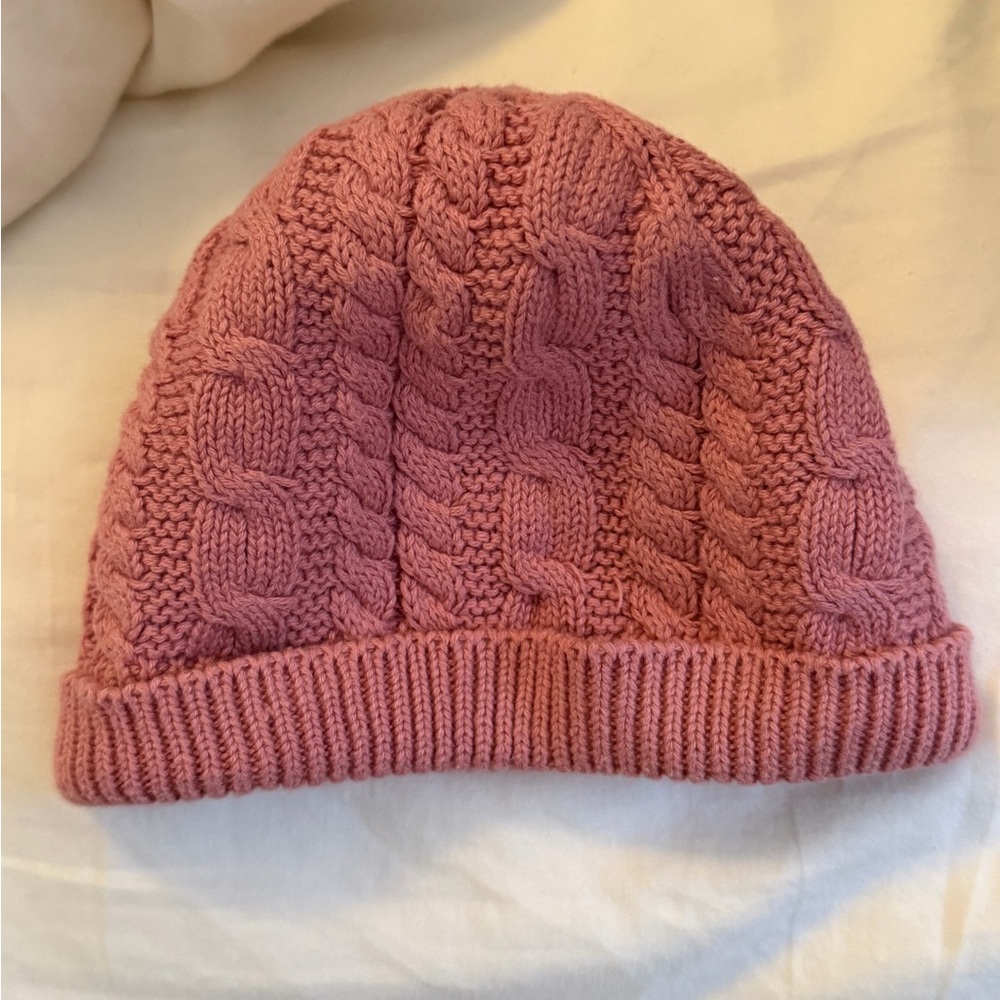 Infant Pink Beanie 3-9mo
